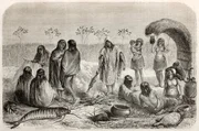 Eine Illustration zeigt eine Versammlung peruanischer Ureinwohner. (Alamy Stock Photo) Eine Illustration zeigt eine Versammlung peruanischer Ureinwohner. (Alamy Stock Photo)
