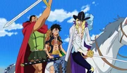 (v.l.n.r.) Kyros; Ruffy; Cavendish (v.l.n.r.) Kyros; Ruffy; Cavendish