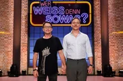 Kandidaten in dieser Sendung: Der Schauspieler Thomas Kretschmann (l.) und der Schauspieler Tom Wlaschiha (r).