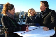 Nina (Maria Wedig, l.) wird von Anna (Jeanette Biedermann, M.) und Tom (Patrick Kalupa, r.) inspiriert ... Nina (Maria Wedig, l.) wird von Anna (Jeanette Biedermann, M.) und Tom (Patrick Kalupa, r.) inspiriert ...