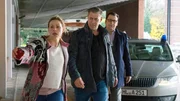 Bringt Tanja Sanftrieder (Katrin He&szlig;, l.), Finn (Sven Martinek, M.) und Lars (Ingo Naujoks, r.) auf die richtige Spur?