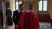 Galileo Galilei (Gaetano Tizzano, l.) beschwert sich bei seinem Freund Kardinal Barberini (Luciano Romer, r.) über die Anfeindungen der Dominikaner. Galileo Galilei (Gaetano Tizzano, l.) beschwert sich bei seinem Freund Kardinal Barberini (Luciano Romer, r.) über die Anfeindungen der Dominikaner.