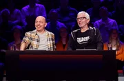 Rateteam-Kapitän Bernhard Hoëcker (l.) der Schauspieler Ralf Richter (r.) bilden ein Rateteam. Rateteam-Kapitän Bernhard Hoëcker (l.) der Schauspieler Ralf Richter (r.) bilden ein Rateteam.