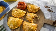 Beauty shot of Molly Yeh's Beef and Rutabaga Hand Pies