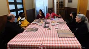 Kobe's friend Temperture joins Emily and her family for lunch and discuss the role of husbands and wives in their culture. Kobe's friend Temperture joins Emily and her family for lunch and discuss the role of husbands and wives in their culture.