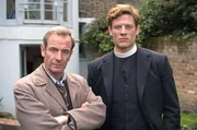 Geordie Keating (Robson Green, l.); Sidney Chambers (James Norton, r.) Geordie Keating (Robson Green, l.); Sidney Chambers (James Norton, r.)