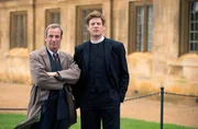 Sidney Chambers (James Norton, l.); Geordie Keating (Robson Green, r.) Sidney Chambers (James Norton, l.); Geordie Keating (Robson Green, r.)