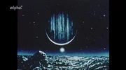 Das neue Weltbild unseres Planetensystems, betrachtet im Jahr 1976. Im Bild: der Planet Jupiter, gesehen von einem seiner Monde aus.