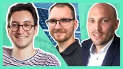 Von links: Ingo (seit 2022 im Hanser-Verlag f&uuml;r Presse und &Ouml;ffentlichkeitsarbeit), Stephan (Mechatroniker (M.Eng.) und Automatisierungsingenieur) und Tobias (Manager Business Development, Wirtschaftskanzlei G&ouml;rg in Frankfurt am Main).