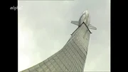 Der lange Weg zum Mars, R&uuml;ckblick 1994: das Raketendenkmal in Moskau.