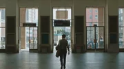 Maximilian Maier verlässt den Hauptbahnhof München. Maximilian Maier verlässt den Hauptbahnhof München.
