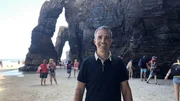 Cathedral Beach und B&uuml;rgermeister Fernando Suarez Garcia