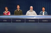Die Kandidat:innen: Itta Bauck, Julian Land, Michael Gansera und Isabell Milice.