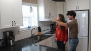 Maggie and Tyler in the kitchen. Maggie and Tyler in the kitchen.