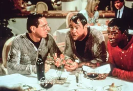 Harold Ramis, Dan Aykroyd, Ernie Hudson.