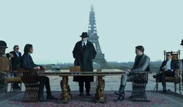 Ian McShane (Winston), Keanu Reeves (John Wick), Clancy Brown (Harbinger), Bill Skarsg&aring;rd (Marquis de Gramont), Donnie Yen (Caine).