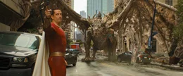Shazam (Zachary Levi), Kalypso (Lucy Liu)