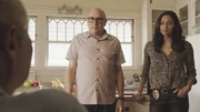 Gerard Hirsch (Willie Garson) and Tani Rey (Meaghan Rath) Gerard Hirsch (Willie Garson) and Tani Rey (Meaghan Rath)