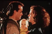 Bill Murray (Dr. Venkman), Sigourney Weaver (Dana Barrett).