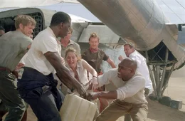 v.li.: Liddle (Scott Michael Campbell), AJ (Tyrese Gibson), Frank Towns (Dennis Quaid), Kelly (Miranda Otto), Rodney (Tony Curran), Jeremy (Kirk Jones), Ian (Hugh Laurie).