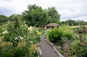 Der Garten von Gastgeber Uli Schauerte.