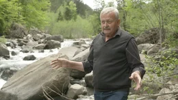 Setzt sich f&uuml;r den Mellenbach ein: Natursch&uuml;tzer Xaver Natter.