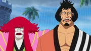 Kanjuro (l.); Kinemon (r.) Kanjuro (l.); Kinemon (r.)