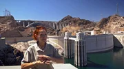Rose Davis von Amerikas Wasserbehörde am Hoover Dam. Rose Davis von Amerikas Wasserbehörde am Hoover Dam.