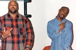 Suge Knight und Tupac.