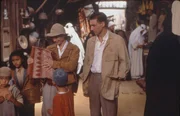 Eine verbotene Liebe: Der ungarische Aristokrat Graf L&agrave;szl&ograve; Alm&agrave;sy (Ralph Fiennes, r.) und die sch&ouml;ne Ehefrau seines Gesch&auml;ftsfreundes Katharine Clifton (Kristin Scott Thomas, l.).