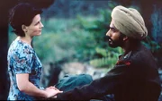 Das verlassene Kloster in der Toscana bietet in der Zeit des Zweiten Weltkriegs f&uuml;r die britische Krankenschwester Hana (Juliette Binoche, l.) und den Sikh-Leutnant Kip Singh (Naveen, Andrews, r.) Unterschlupf. Sie kommen sich n&auml;her ...