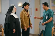 Nach einem Herzinfarkt wurde Walden ins Krankenhaus eingeliefert. Alan und Berta erkundigen sich bei Dr. Prajneep nach dessen Zustand ...