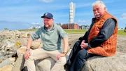 Sascha Stemberg (l.) und Walter Stemberg in Malmö, Schweden. Sascha Stemberg (l.) und Walter Stemberg in Malmö, Schweden.
