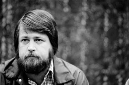Der US-amerikanische Musiker, S&auml;nger, Songwriter und Plattenproduzent Brian Wilson von den Beach Boys in Oslo, Norwegen, 1982