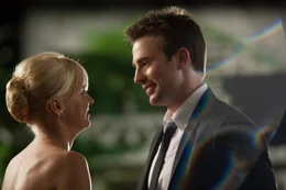 L-R: Ally (Anna Faris), Colin (Chris Evans)