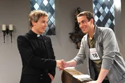 ARD STURM DER LIEBE FOLGE 1618. Xaver (Jan van Weyde, r.) ringt Martin (David Paryla, l.) das Versprechen ab, mit ihm nach Kanada zu reisen. ARD STURM DER LIEBE FOLGE 1618. Xaver (Jan van Weyde, r.) ringt Martin (David Paryla, l.) das Versprechen ab, mit ihm nach Kanada zu reisen.