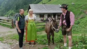 Harry Prünster mit Brigitte Ebner auf der Sulzkaralm, Region Filzmoos. Harry Prünster mit Brigitte Ebner auf der Sulzkaralm, Region Filzmoos.