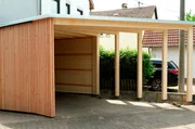 Moderner Carport nach Maß – gebaut von der Zimmerei Borrmann in Undenheim. Moderner Carport nach Maß – gebaut von der Zimmerei Borrmann in Undenheim.