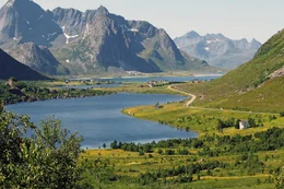Landschaft auf den Lofoten.