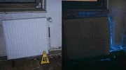 Die Kriminaltechniker durchsuchen das Haus nach Blutspuren der Opfer. An diesem Heizungsrohr war Susanne F. nächtelang angekettet. Die Kriminaltechniker durchsuchen das Haus nach Blutspuren der Opfer. An diesem Heizungsrohr war Susanne F. nächtelang angekettet.