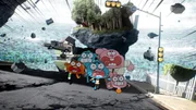 v.li.: Darwin, Nicole, Gumball, Richard, Anais