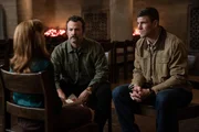 Special Agent Mike Franks (Kyle Schmid, l.); Special Agent Leroy Jethro Gibbs (Austin Stowell, r.)