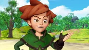 Robin Hood, der mutige Kämpfer für die Gerechtigkeit hat wie immer eine Idee. Robin Hood, der mutige Kämpfer für die Gerechtigkeit hat wie immer eine Idee.