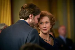 Daniel Br&uuml;hl (Hubertus Czernin), Helen Mirren (Maria Altmann).