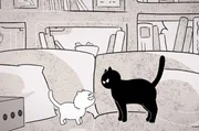 Stéphane passt für ein paar Tage auf die kleine Grisbi der Nachbarn auf: Sie ist bezaubernd, aber für Moustique ist in seinem Haus kein Platz für zwei Katzen. Stéphane passt für ein paar Tage auf die kleine Grisbi der Nachbarn auf: Sie ist bezaubernd, aber für Moustique ist in seinem Haus kein Platz für zwei Katzen.