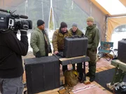 The cast at basecamp.