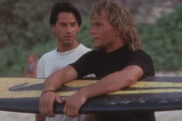 Johnny Utah (Keanu Reeves) und Bodhi (Patrick Swayze)