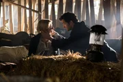 GRIMM – "Endangered" Episode 219 – Pictured: (l-r) Erin Way as Jocelyn, Eric Tiede as Vincent GRIMM – "Endangered" Episode 219 – Pictured: (l-r) Erin Way as Jocelyn, Eric Tiede as Vincent