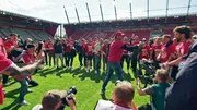 Die rbb-Reportage begleitet Energie Cottbus auf dem Weg in die 2. Bundesliga und fragt, ob Stadt und Region daf&uuml;r bereit sind. Aufstiegsfeier Energie Cottbus.