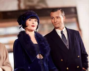Phryne Fisher (Essie Davis), Jefferson Clarke (Craig Hall). Phryne Fisher (Essie Davis), Jefferson Clarke (Craig Hall).